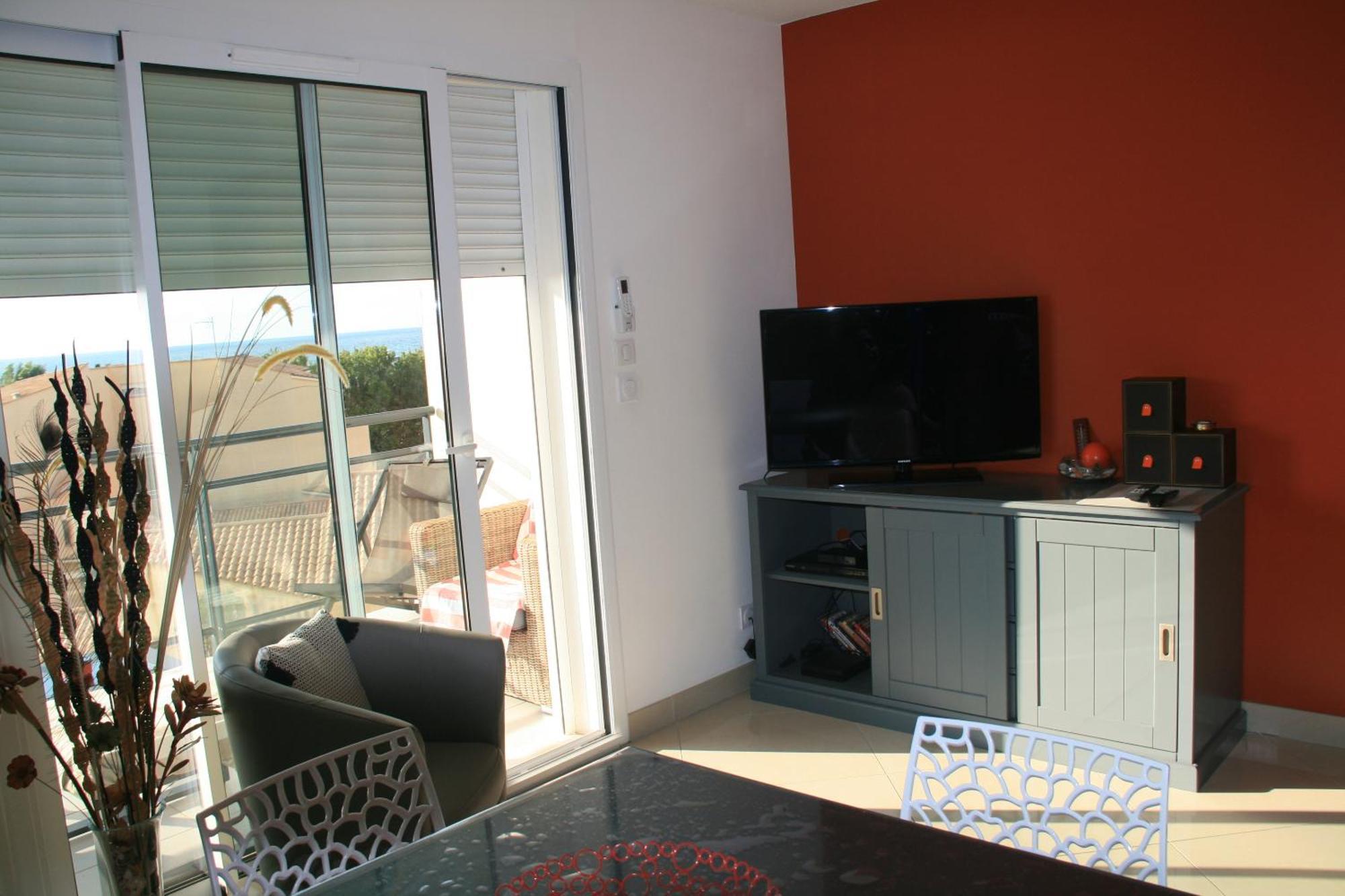 T3 Vue Mer 100M De La Plage Wifi Et Parking Saint-Pierre-la-Mer  Exterior foto